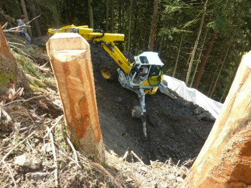 Leitungsbau Rothenbach - Metschstand 2014, Gyger