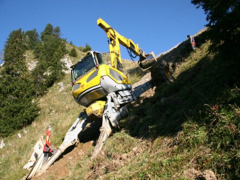 Leitungsbau Chrindi - Stockhorn 2015