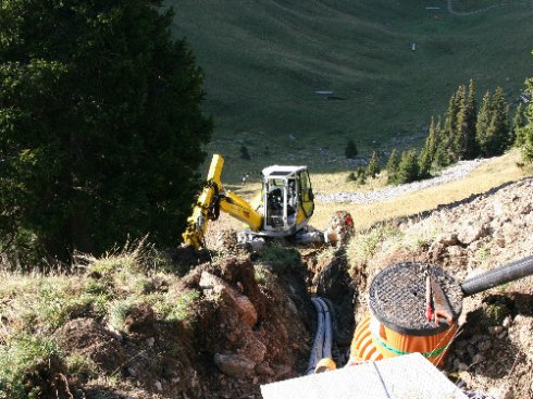 Leitungsbau Chrindi - Stockhorn 2015