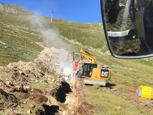 Felsabbau Belalp 2016