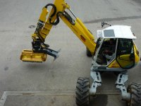 Mulcher mit Menzi Muck M535